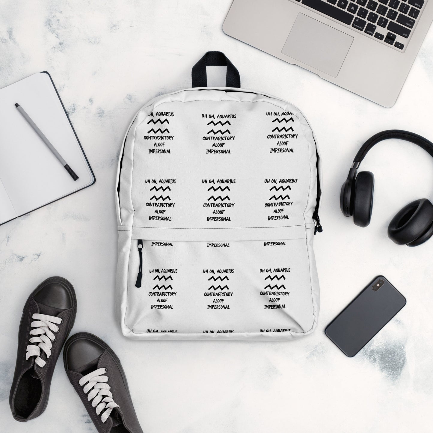 “Uh Oh, Aquarius” Backpack
