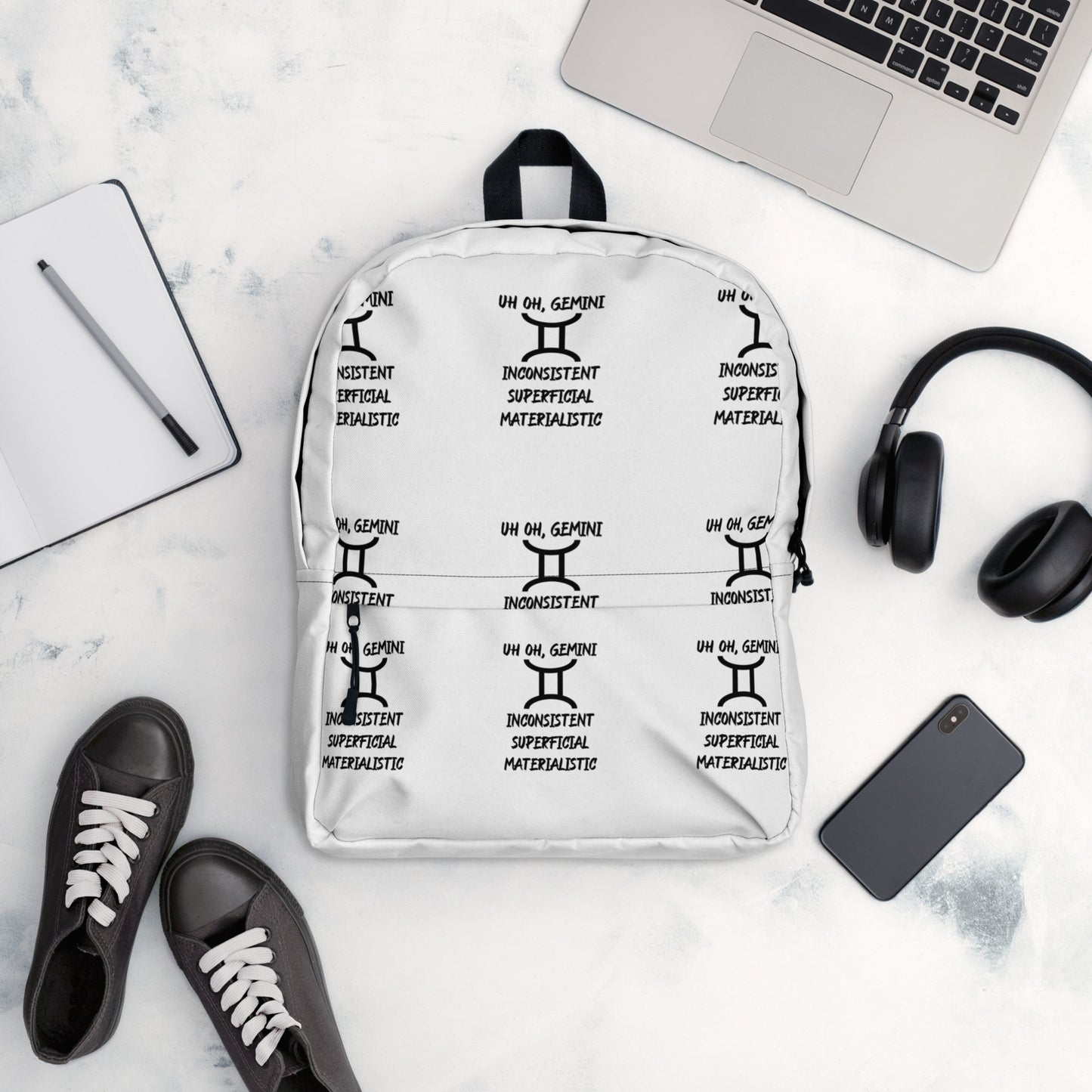 “Uh Oh, Gemini” Backpack