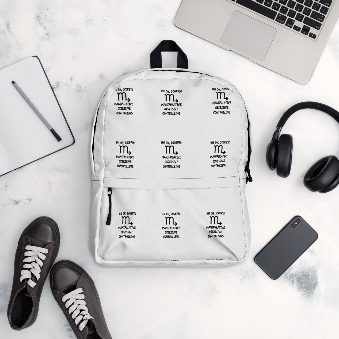“Uh Oh, Scorpio” Backpack