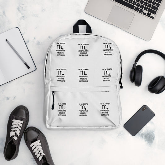 “Uh Oh, Scorpio” Backpack