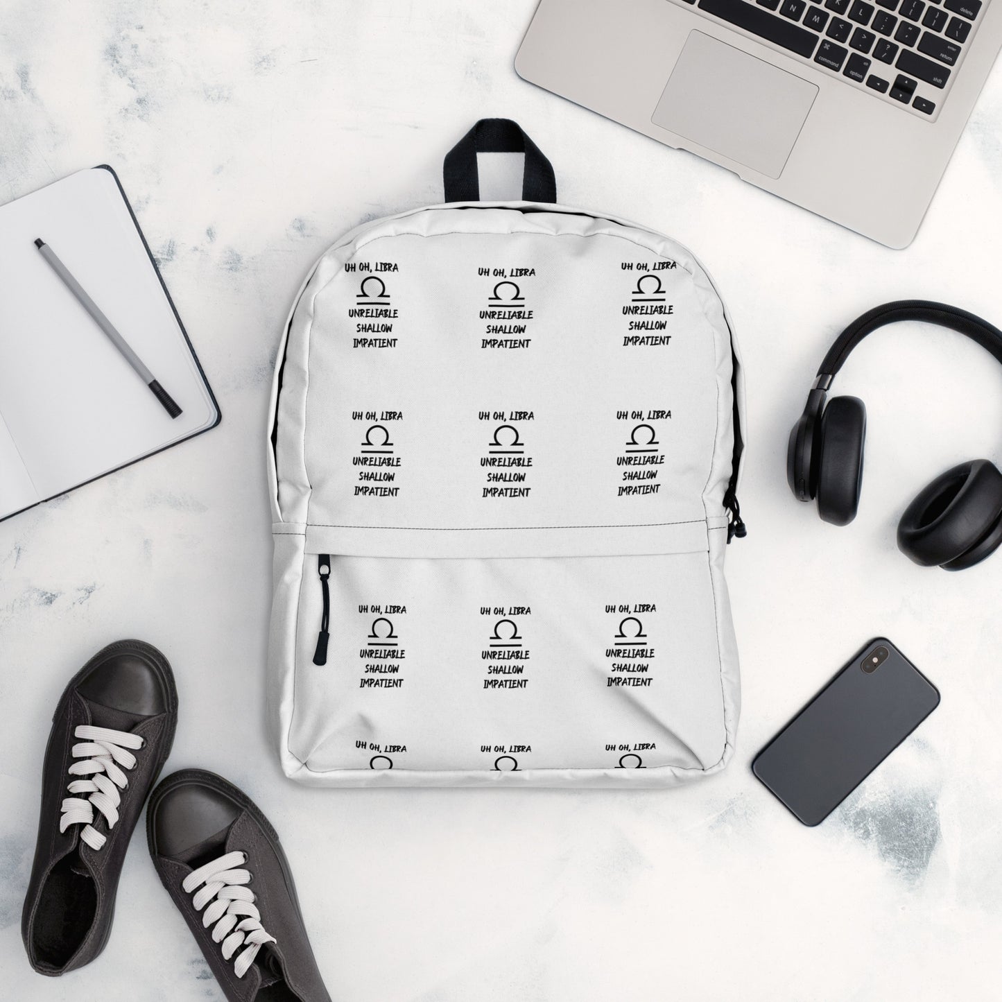 “Uh Oh, Libra” Backpack