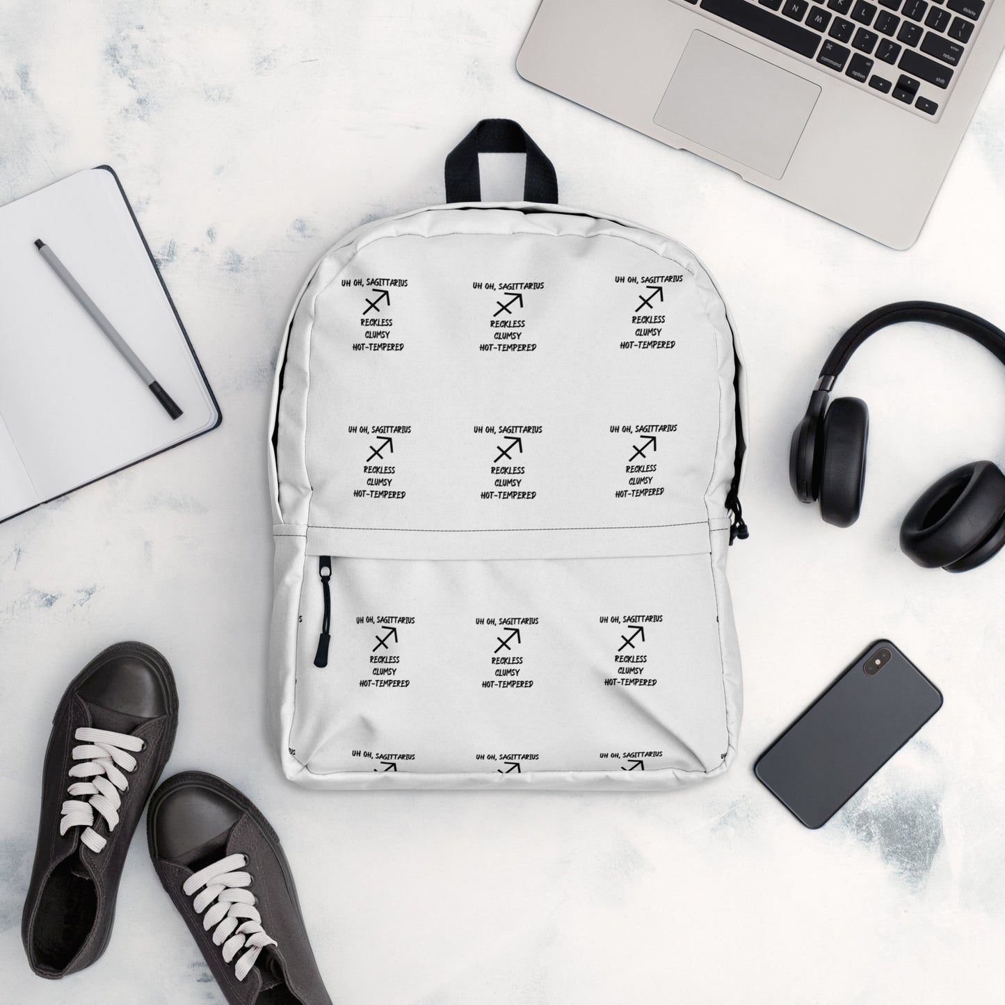 “Uh Oh, Sagittarius” Backpack