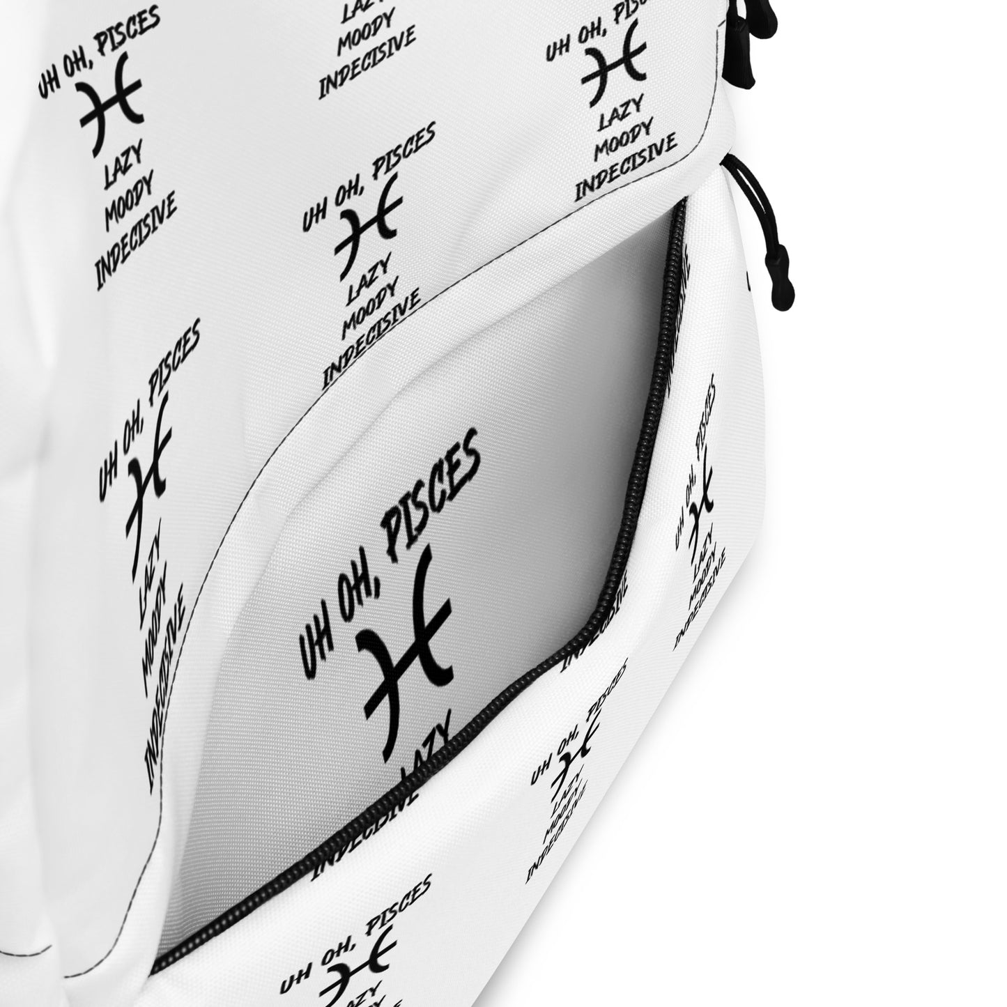 “Uh Oh, Pisces” Backpack