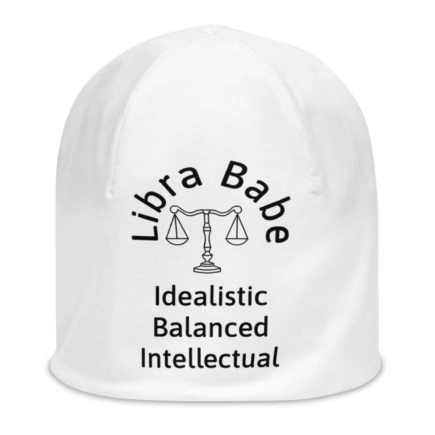 “Libra Babe” Big Print Beanie