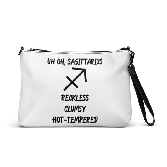 “Uh Oh, Sagittarius” Crossbody Bag