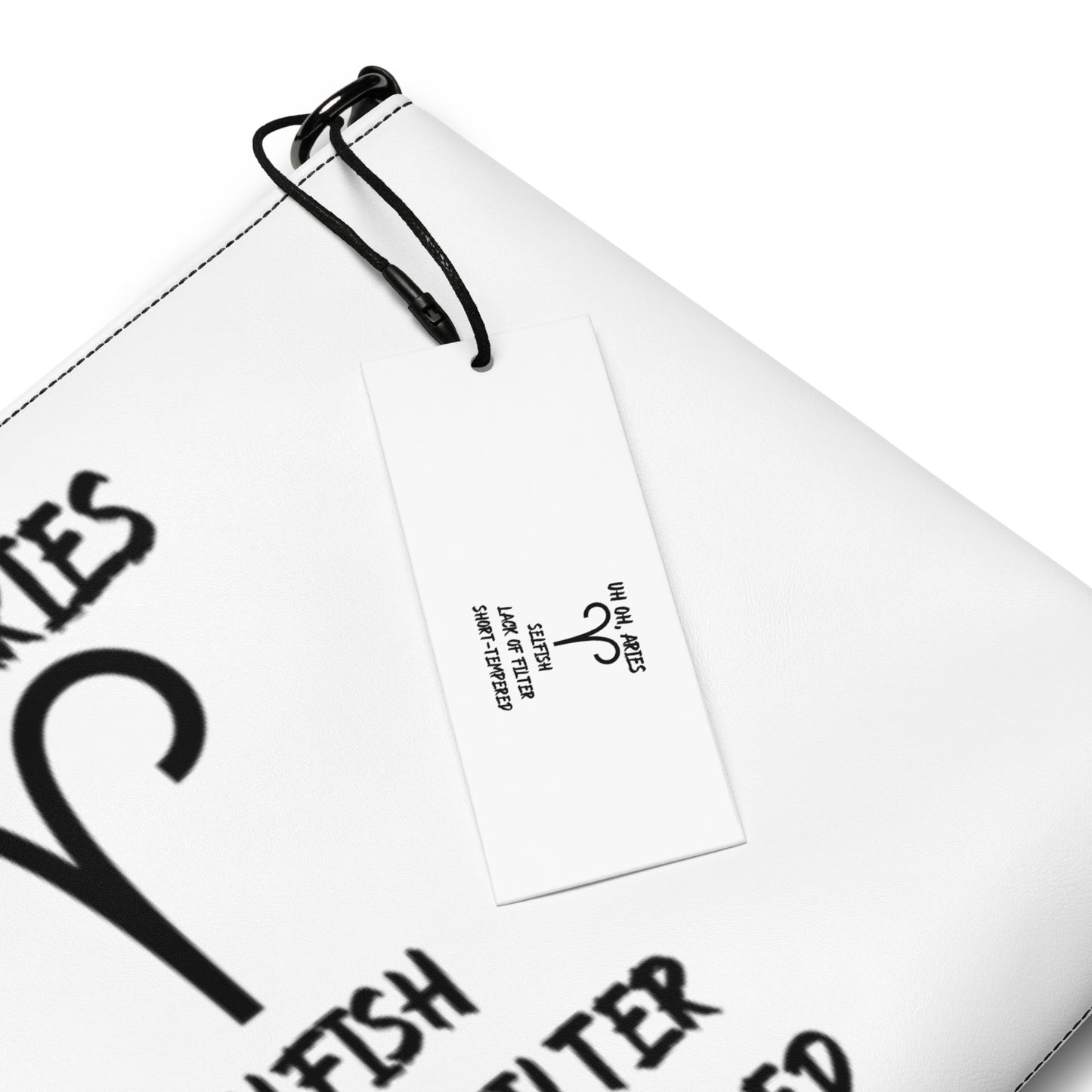 “Uh Oh, Aries” Crossbody Bag