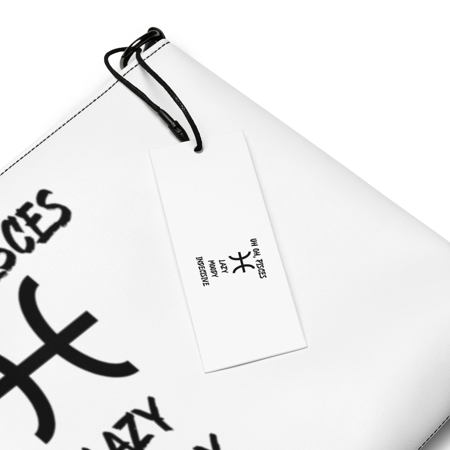 “Uh Oh, Pisces” Crossbody Bag