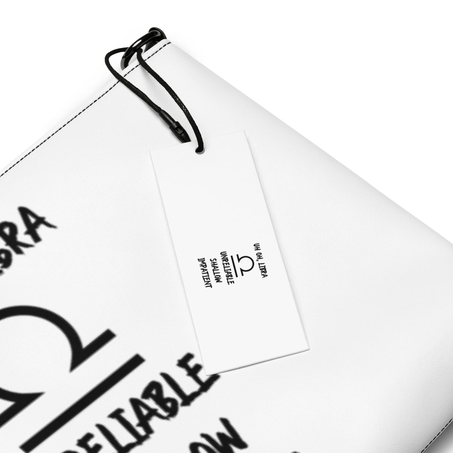 “Uh Oh, Libra” Crossbody Bag