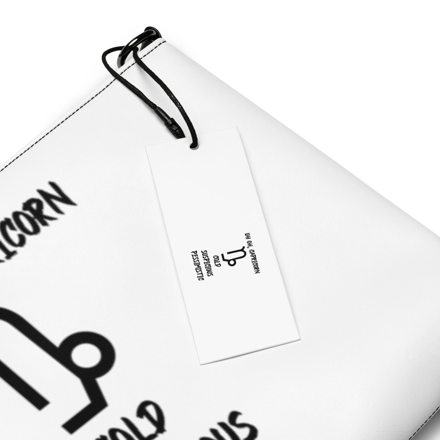 “Uh Oh, Capricorn” Crossbody Bag