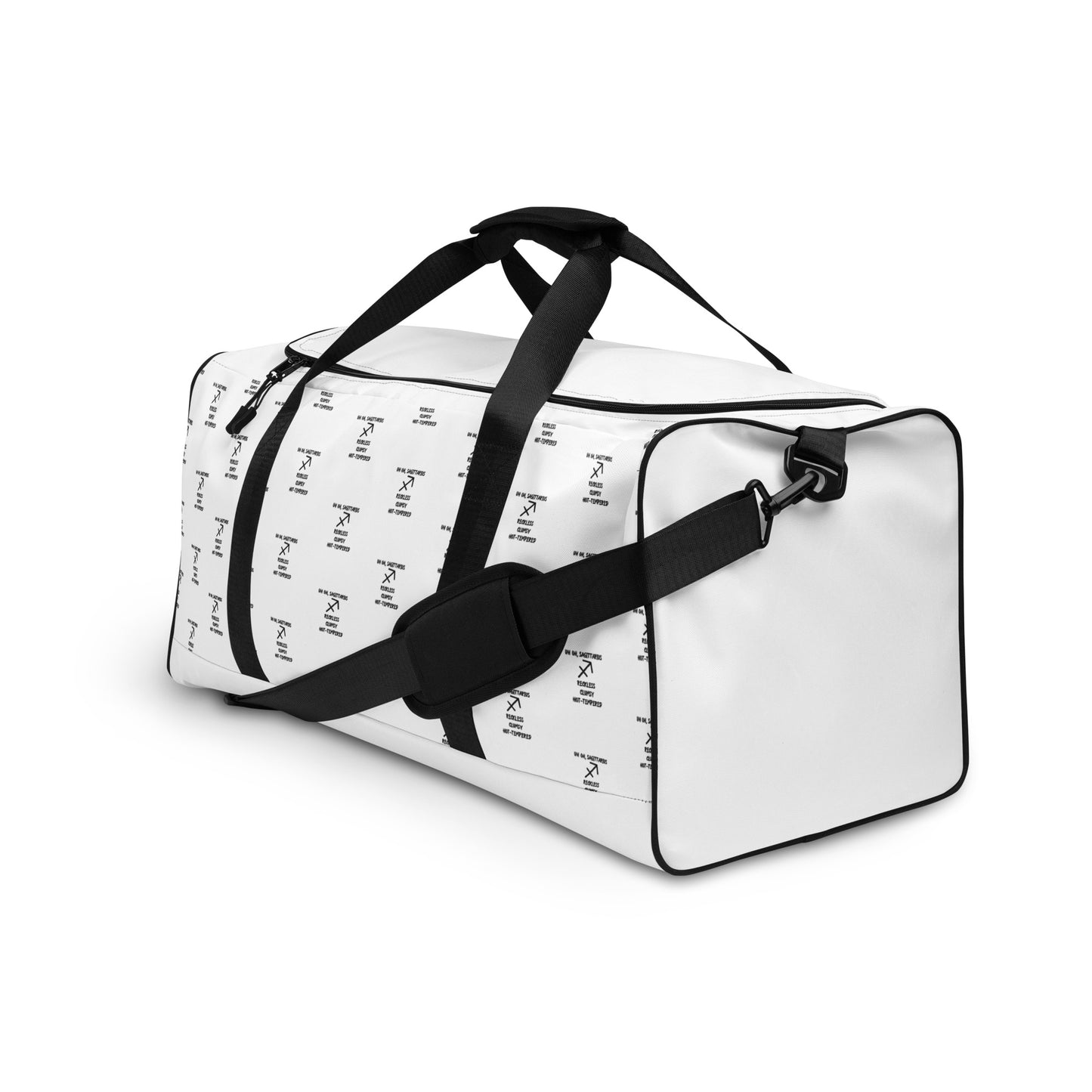 “Uh Oh, Sagittarius” Duffle Bag