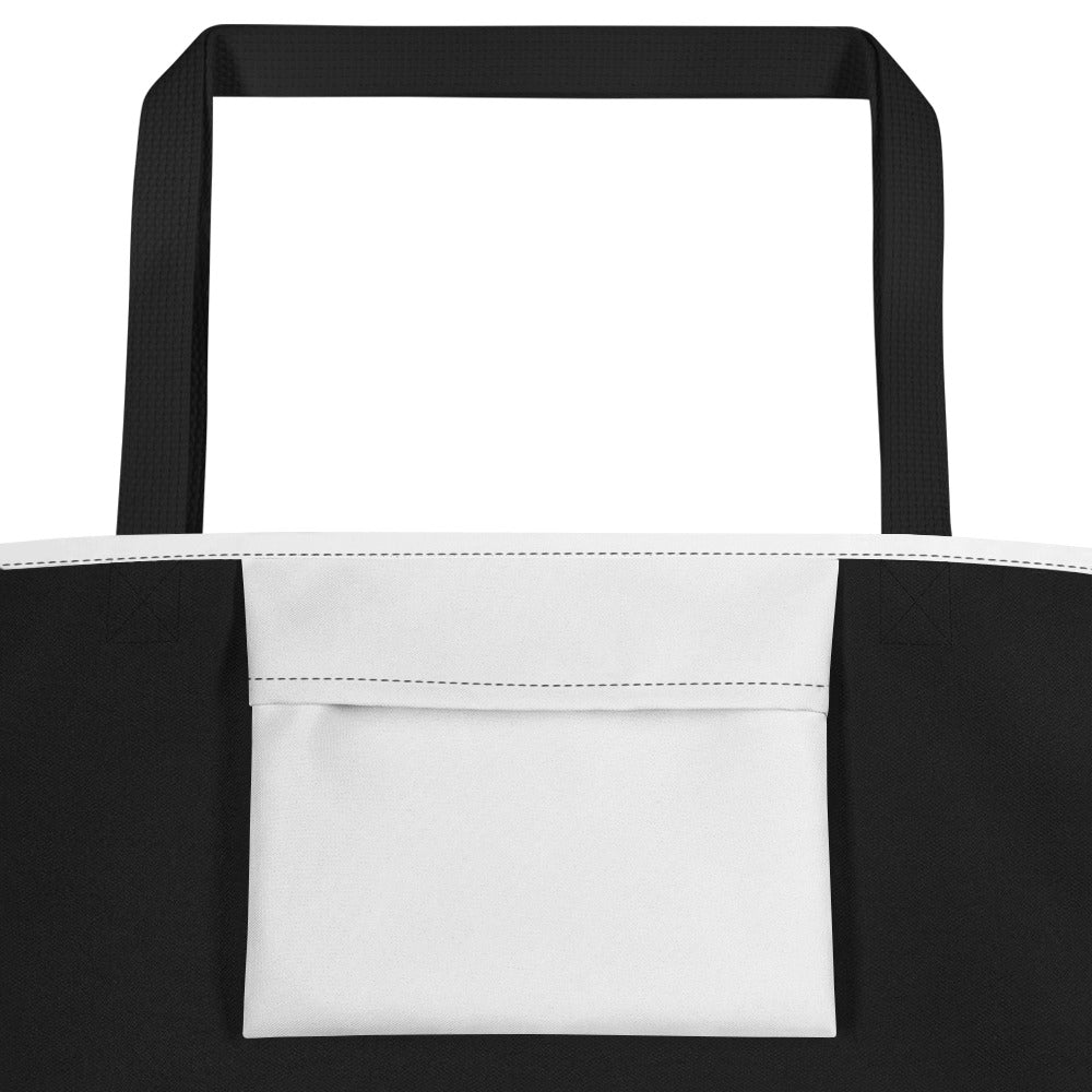 “Uh Oh, Sagittarius” Large Tote Bag