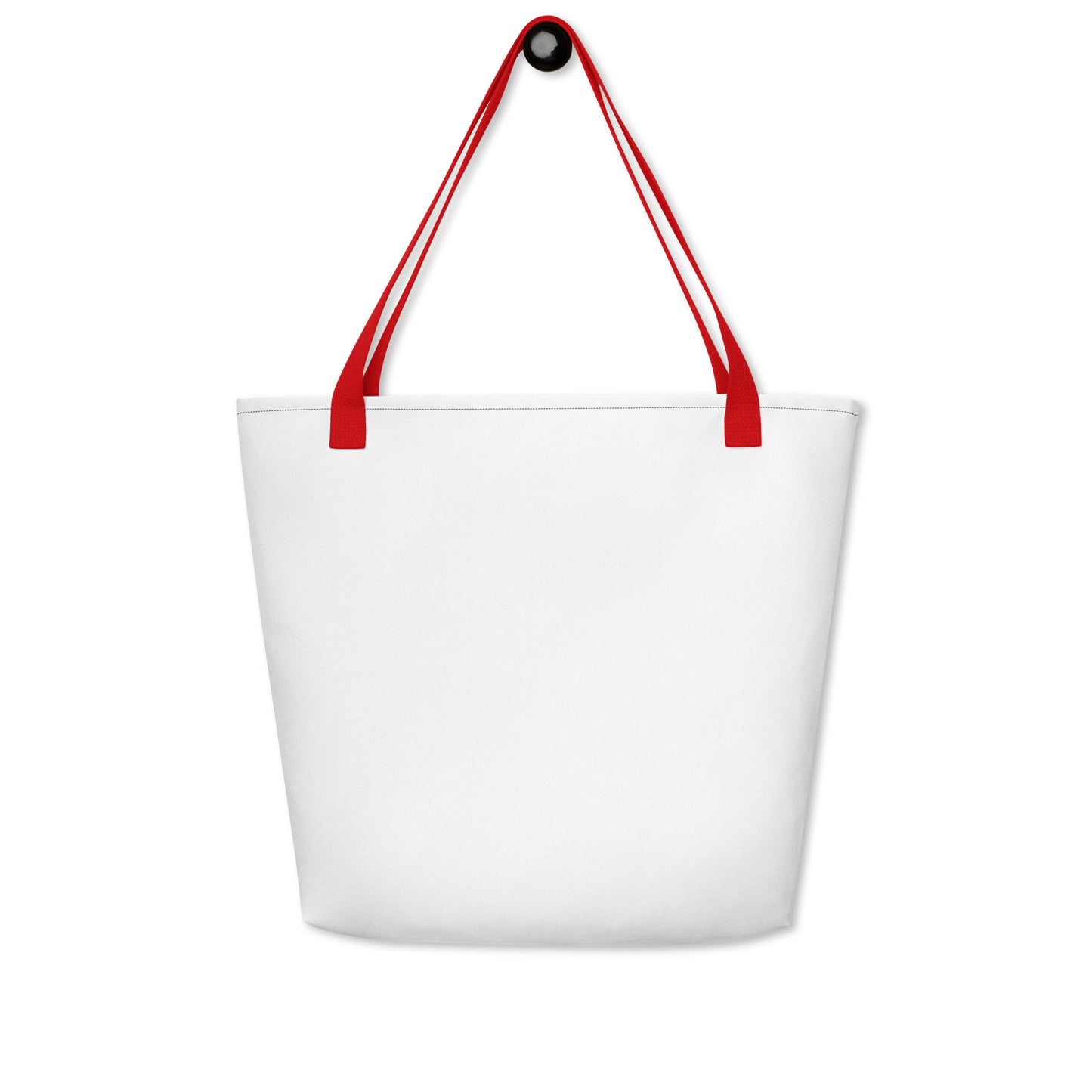 “Uh Oh, Gemini” Large Tote Bag