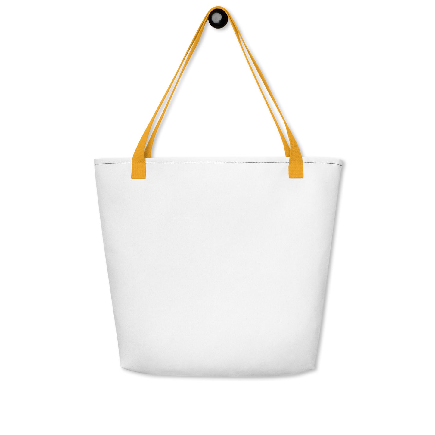“Uh Oh, Capricorn” Large Tote Bag