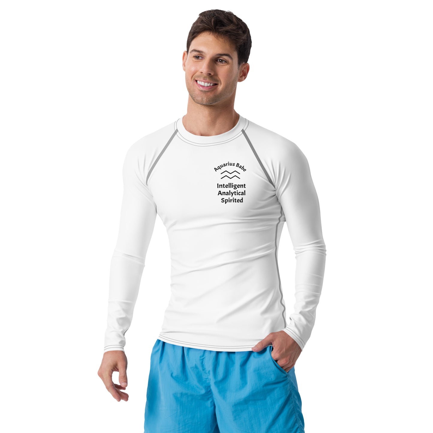 “Aquarius Babe” Men's Rash Guard