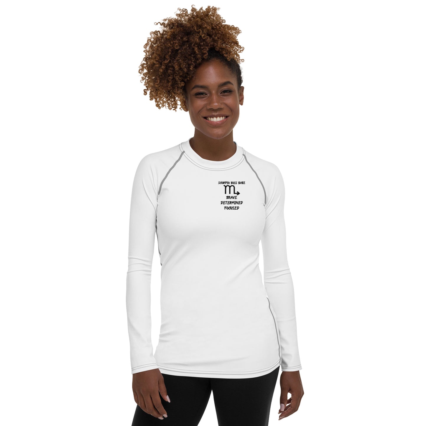 “Scorpio Boss Babe” Women's Rash Guard