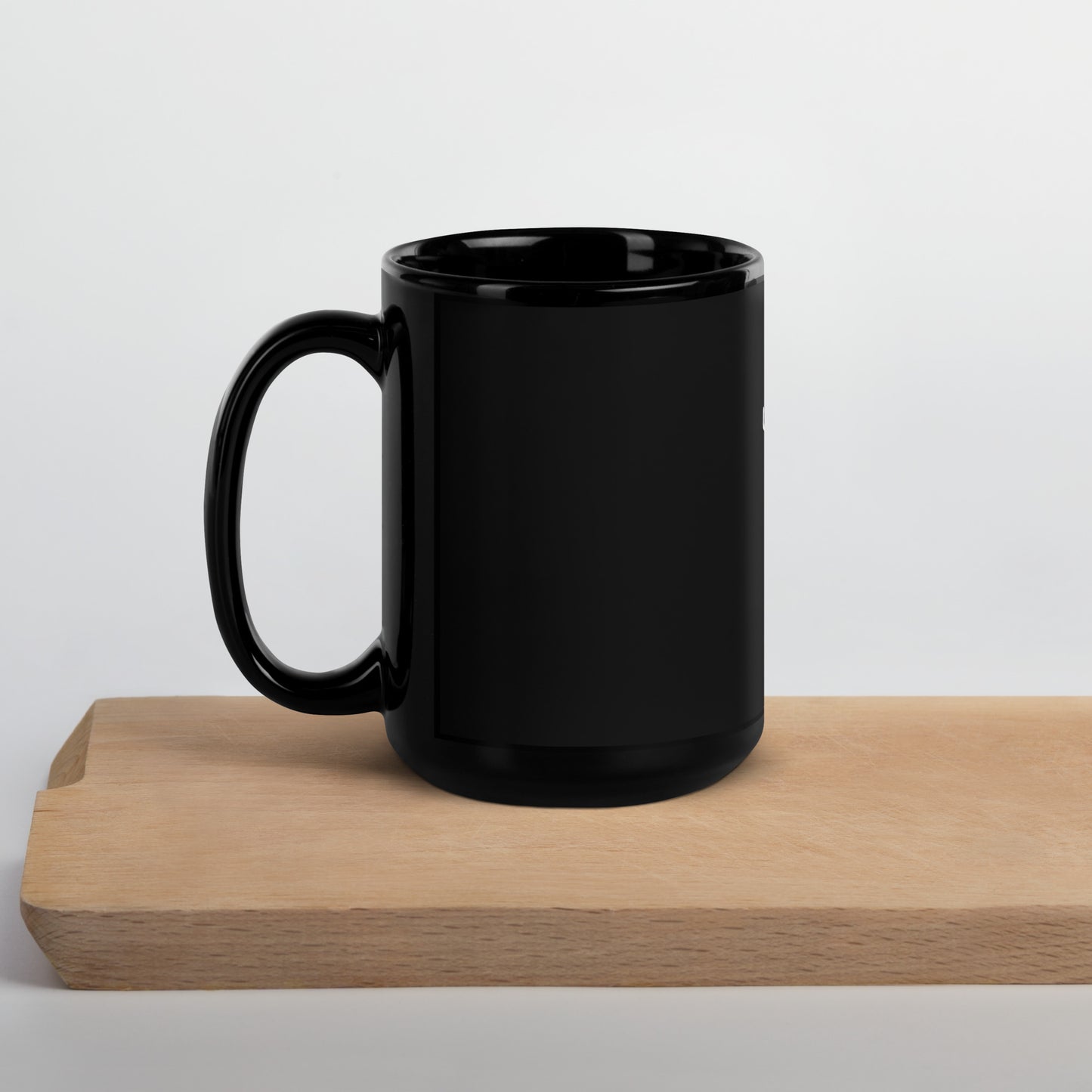 “Uh Oh, Taurus” Black Glossy Mug