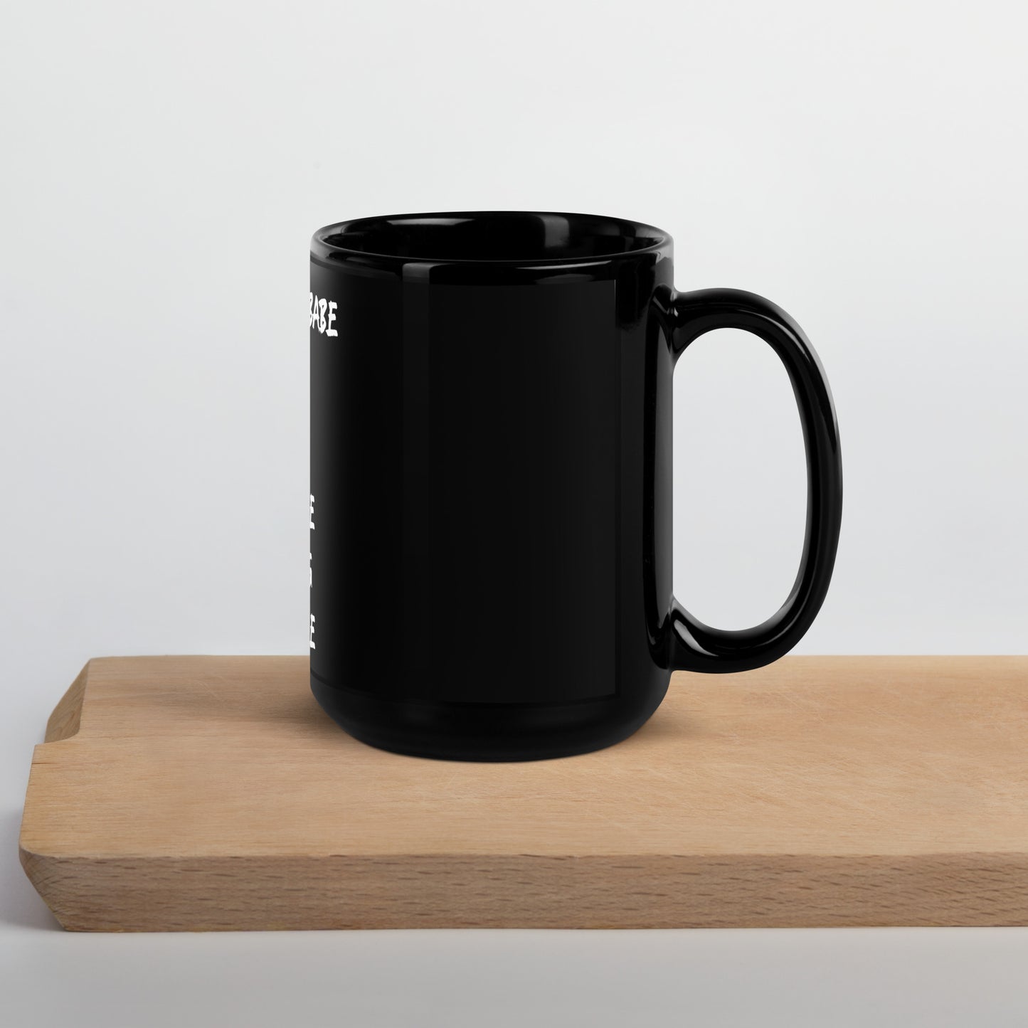 “Gemini Boss Babe” Black Glossy Mug