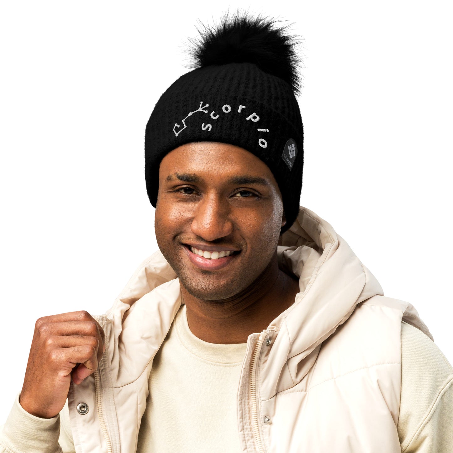 “Scorpio” Columbia Pom-Pom Beanie