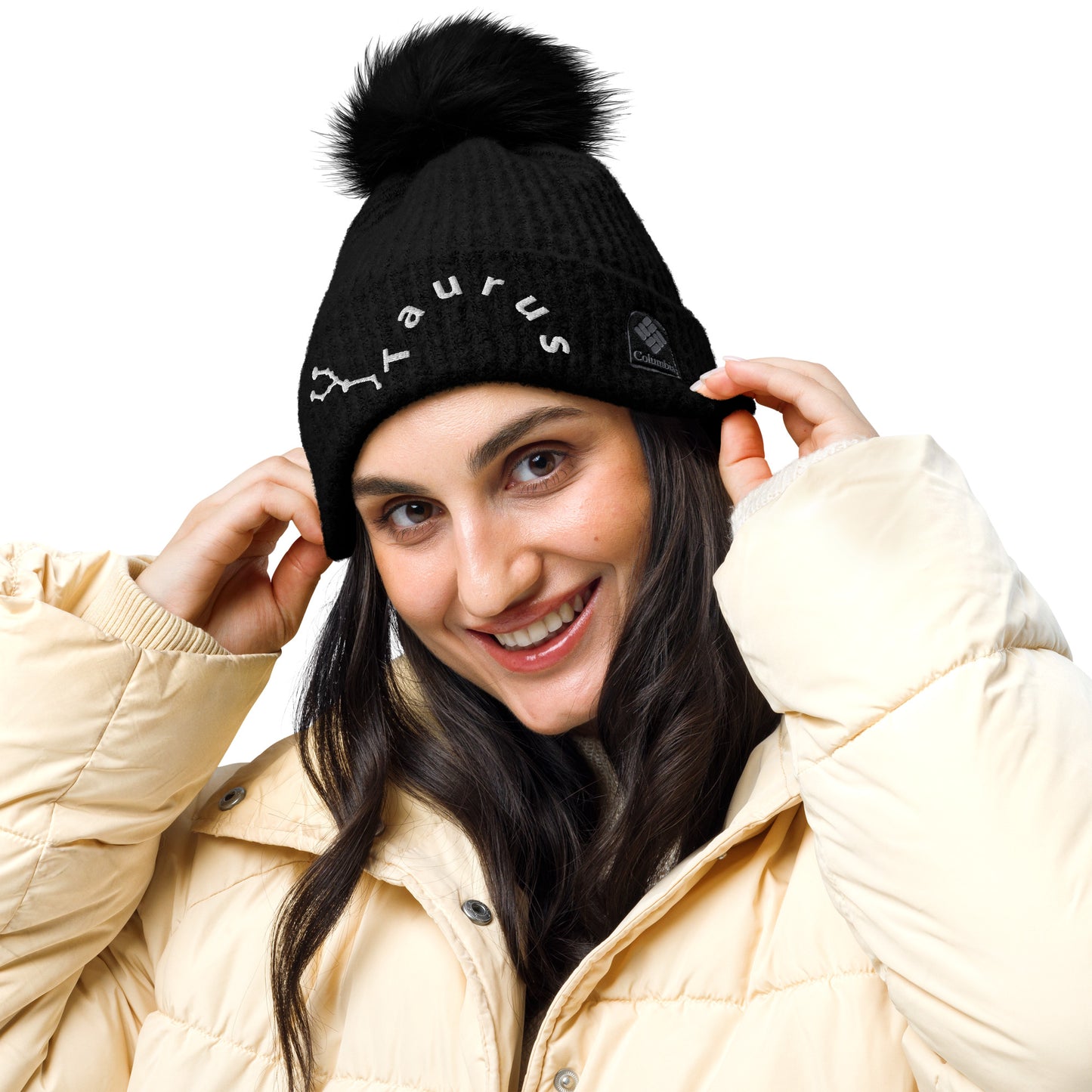 “Taurus” Columbia Pom-Pom Beanie