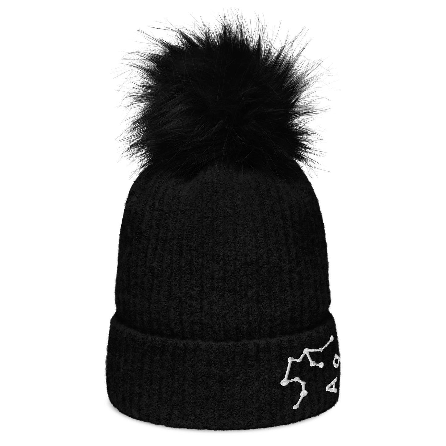 “Aquarius” Columbia Pom-Pom Beanie