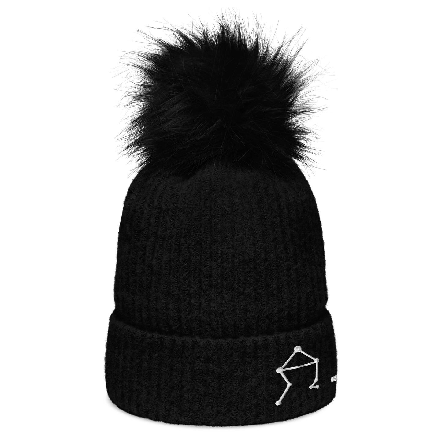 “Libra” Columbia Pom-Pom Beanie