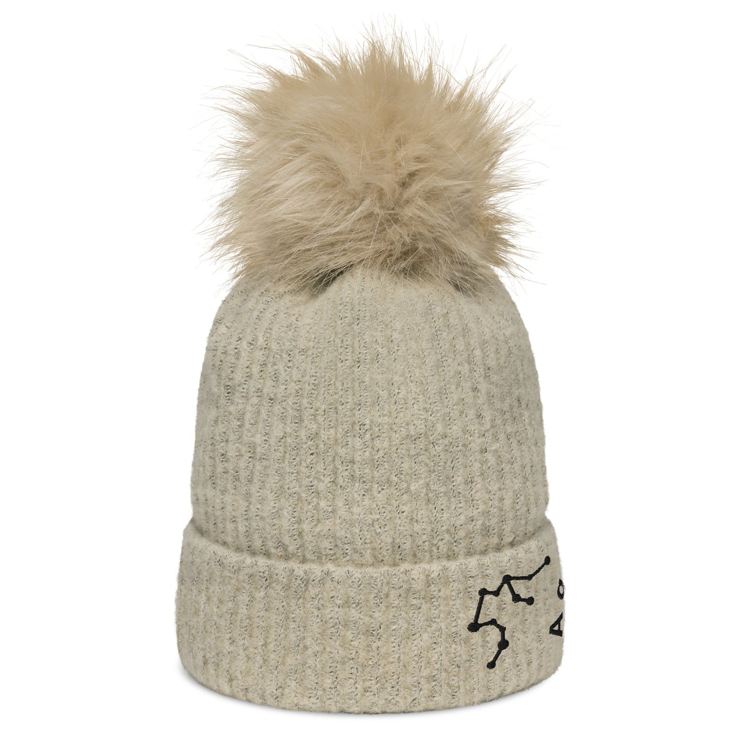 “Aquarius” Columbia Pom-Pom Beanie