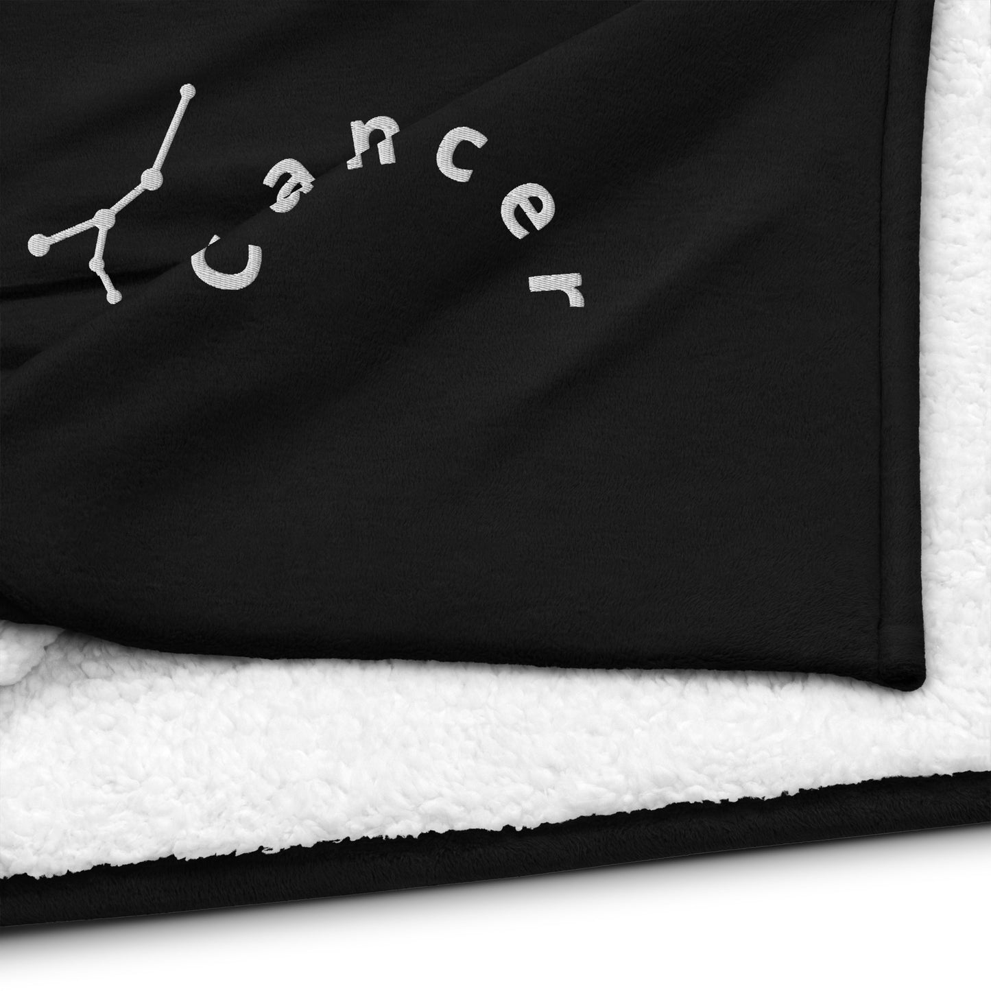 “Cancer” Premium Sherpa Blanket