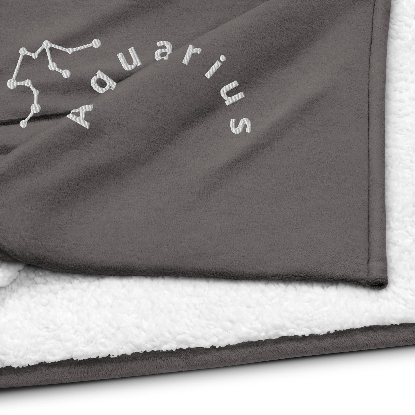 “Aquarius” Premium Sherpa Blanket