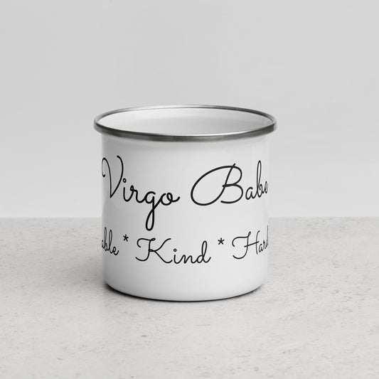 “Virgo Babe” Enamel Mug