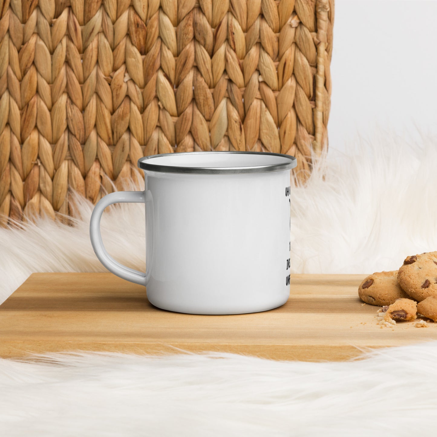 “Uh Oh, Taurus” Enamel Mug