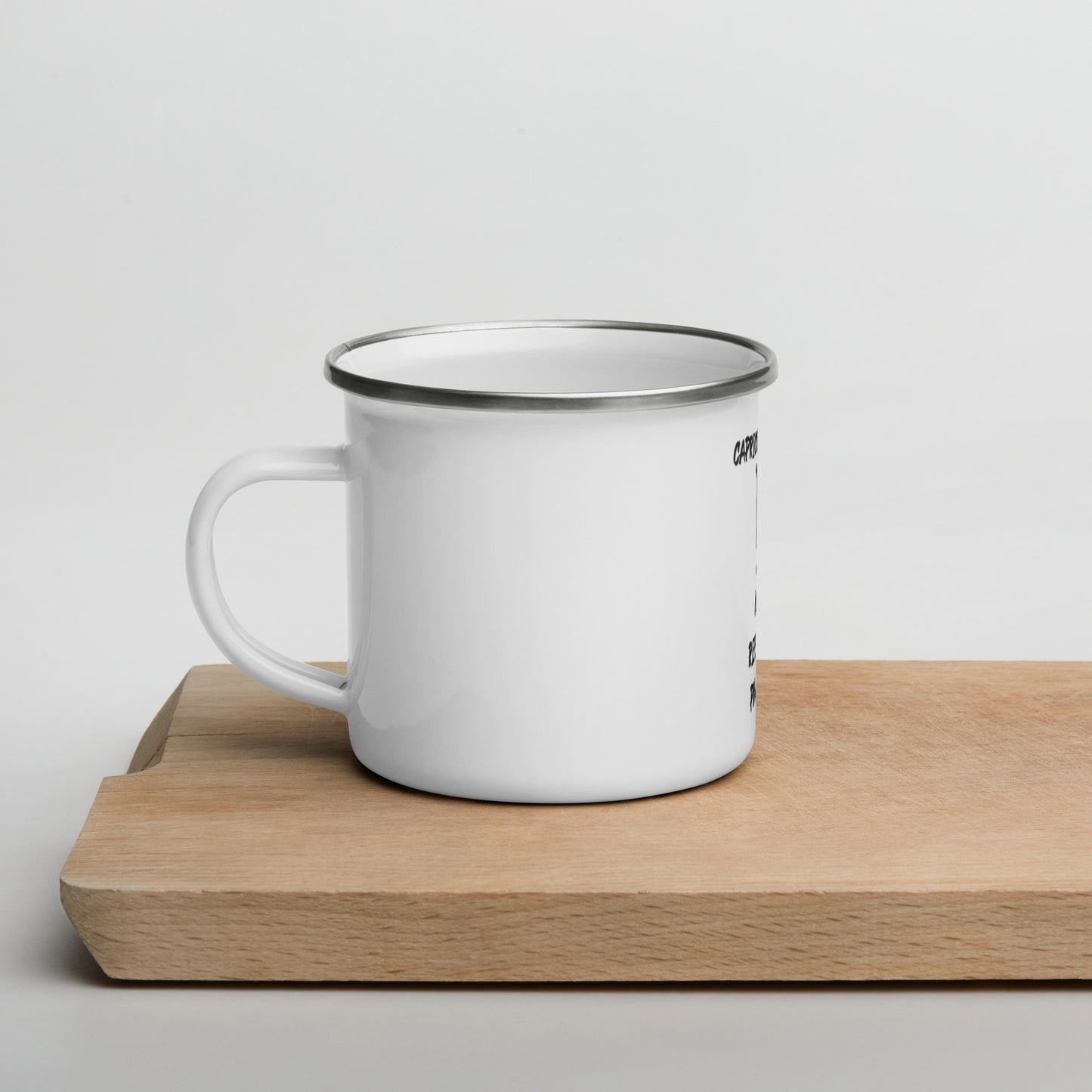 “Capricorn Boss Babe” Enamel Mug
