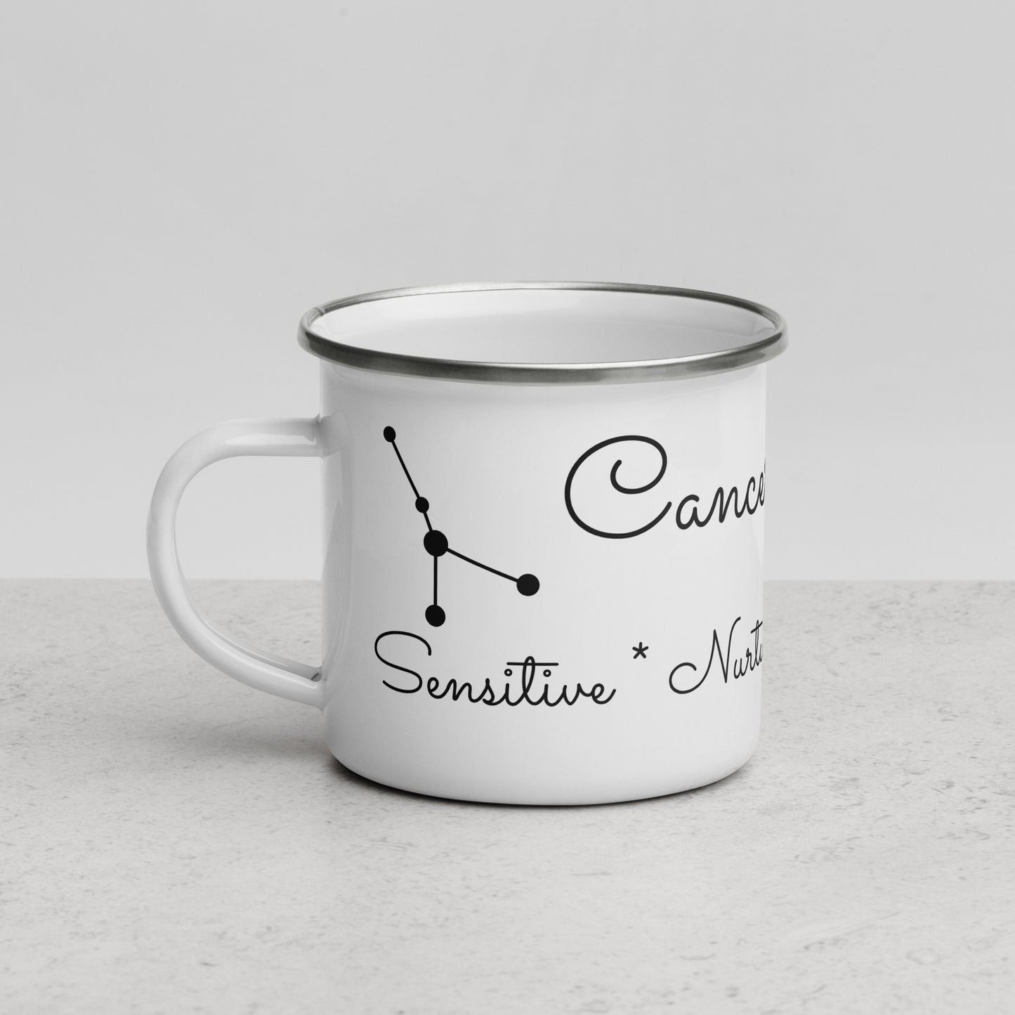 “Cancer Babe” Enamel Mug