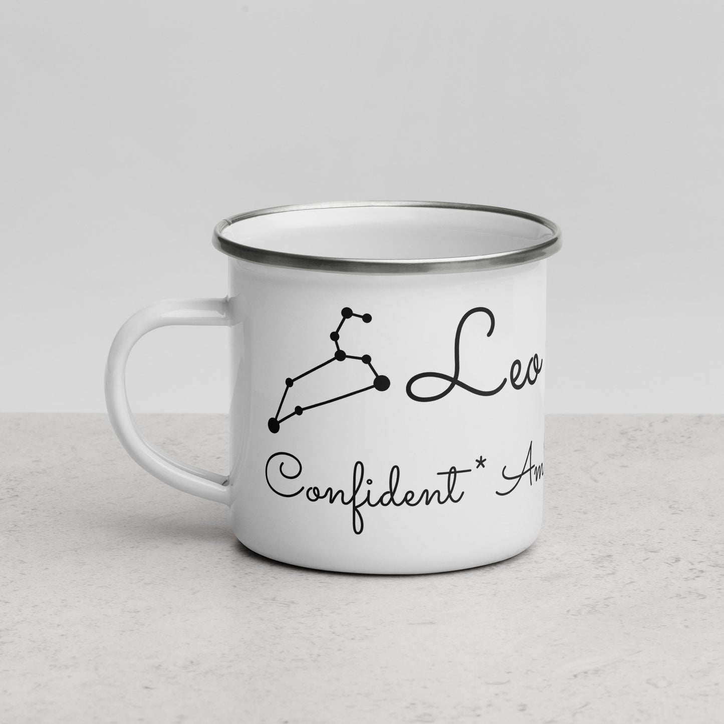 “Leo Babe” Enamel Mug