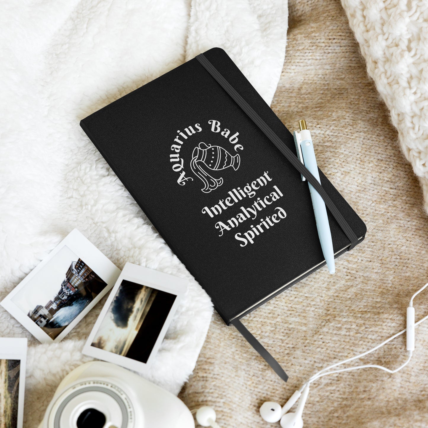 “Aquarius Babe” Hardcover Bound Notebook