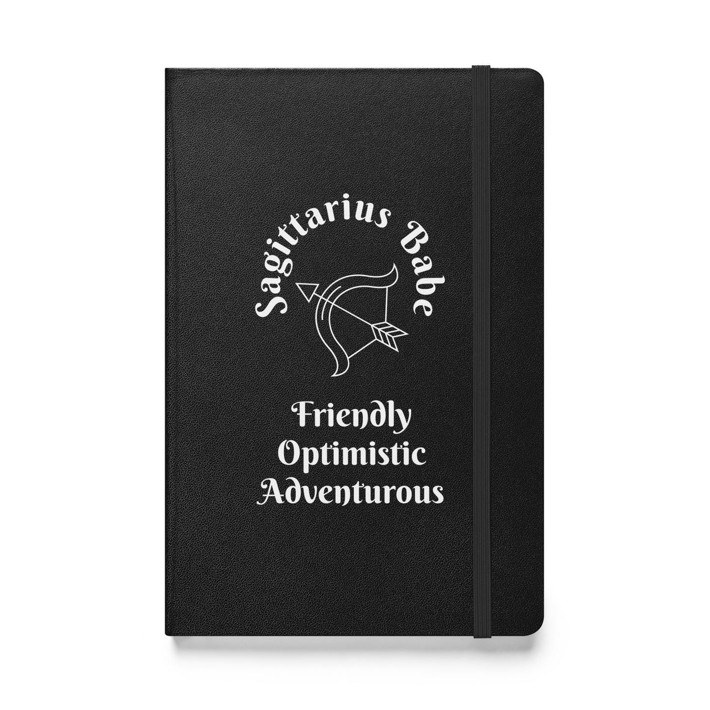 “Sagittarius Babe” Hardcover Bound Notebook