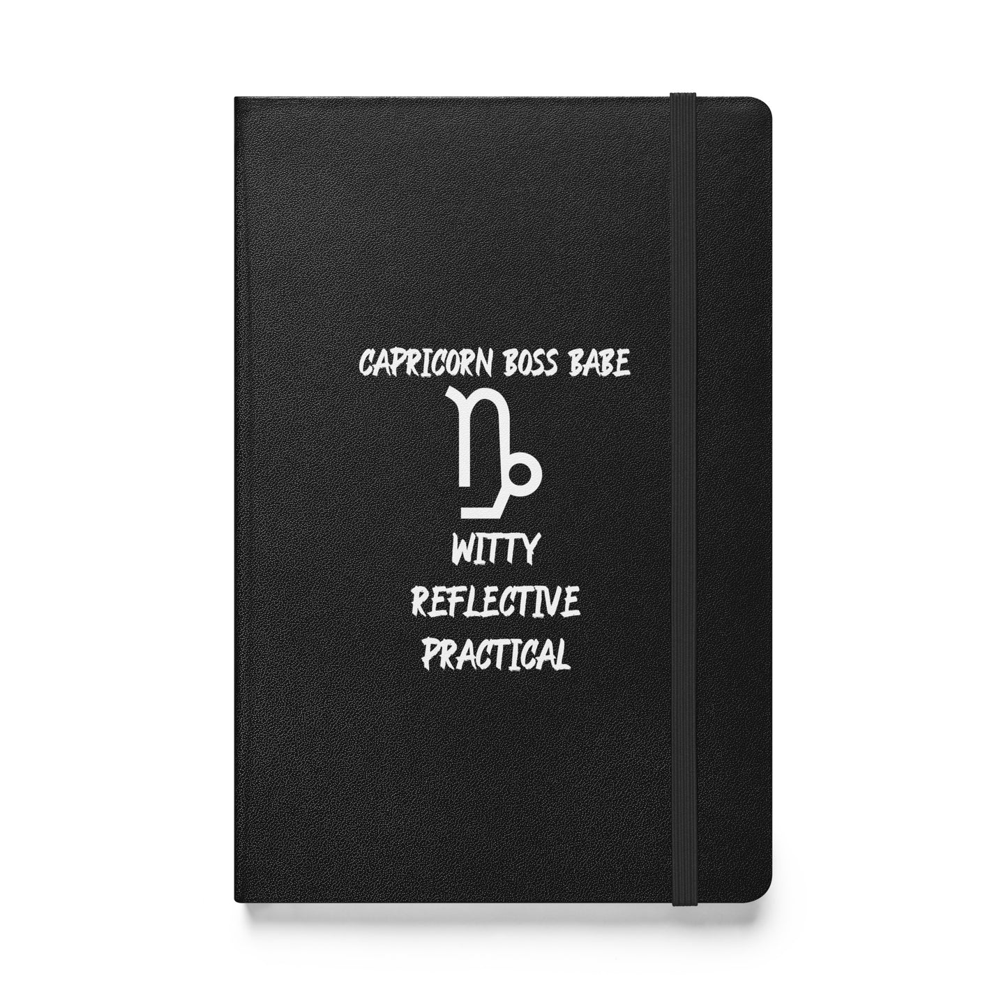 “Capricorn Boss Babe” Hardcover Bound Notebook