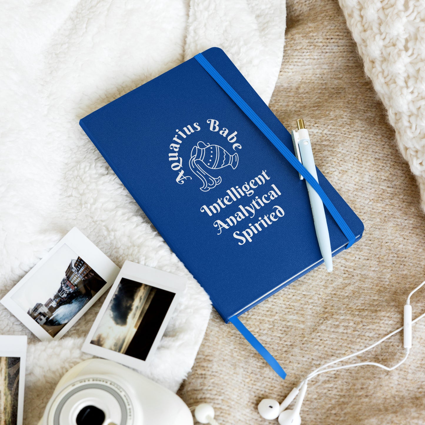“Aquarius Babe” Hardcover Bound Notebook