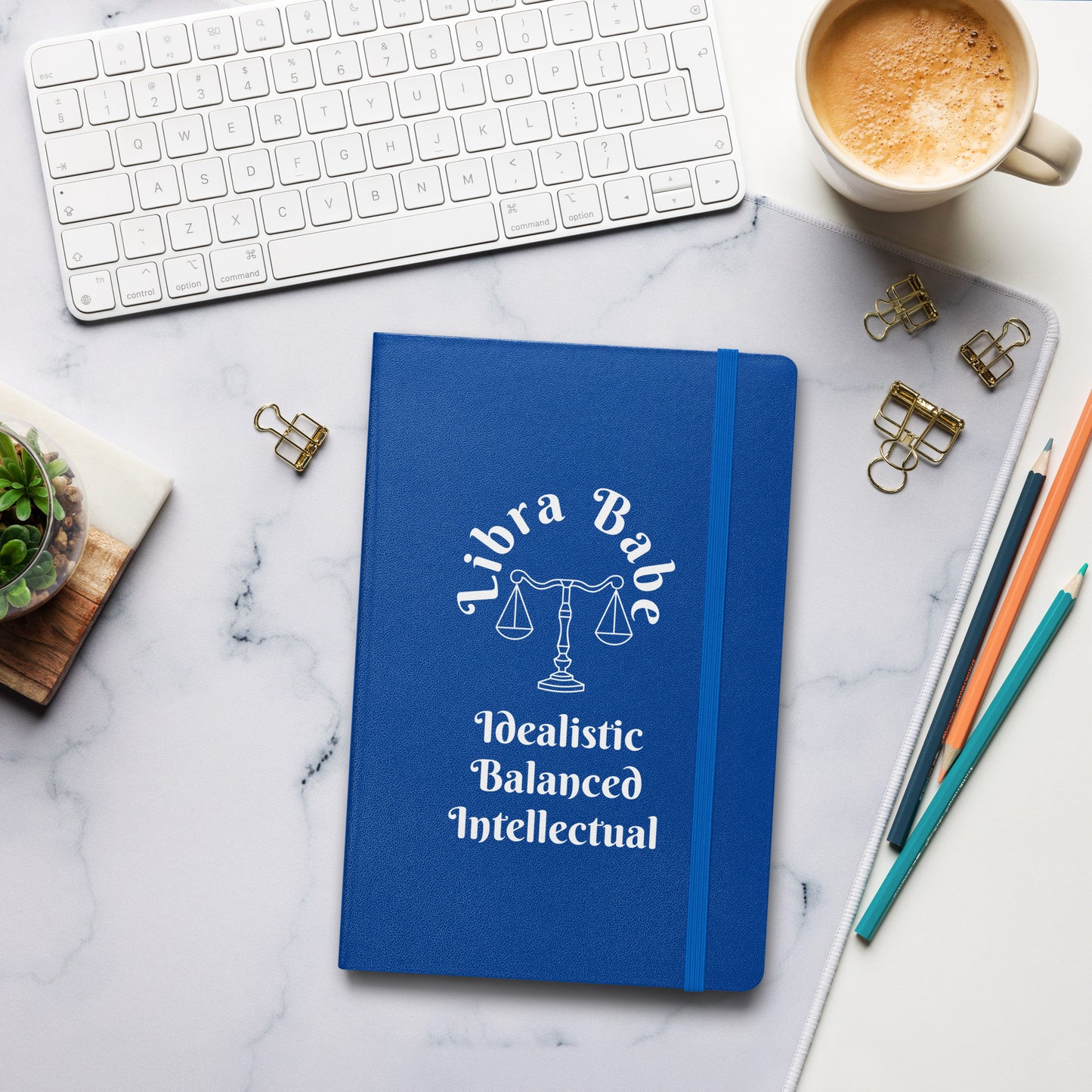 “Libra Babe” Hardcover Bound Notebook