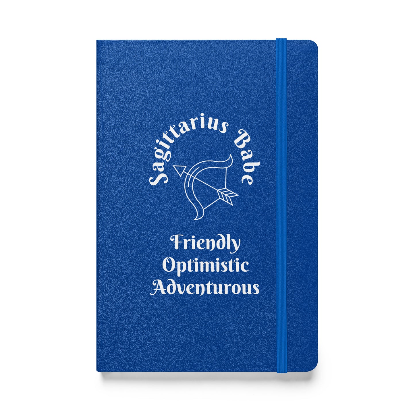 “Sagittarius Babe” Hardcover Bound Notebook