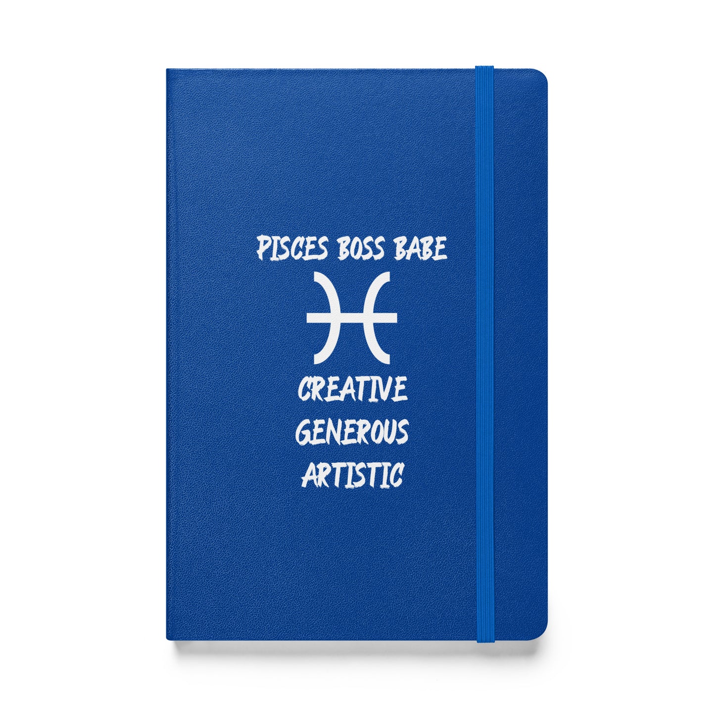 “Pisces Boss Babe” Hardcover Bound Notebook