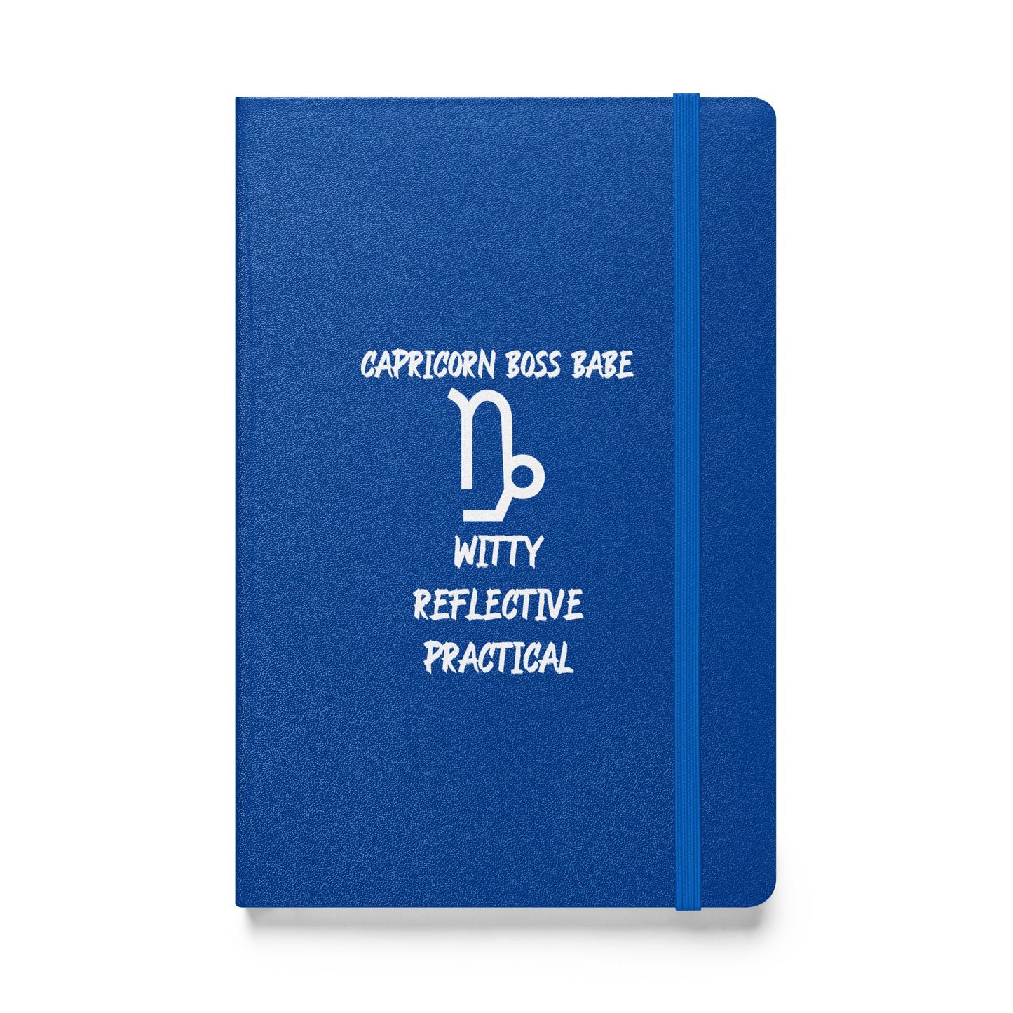 “Capricorn Boss Babe” Hardcover Bound Notebook