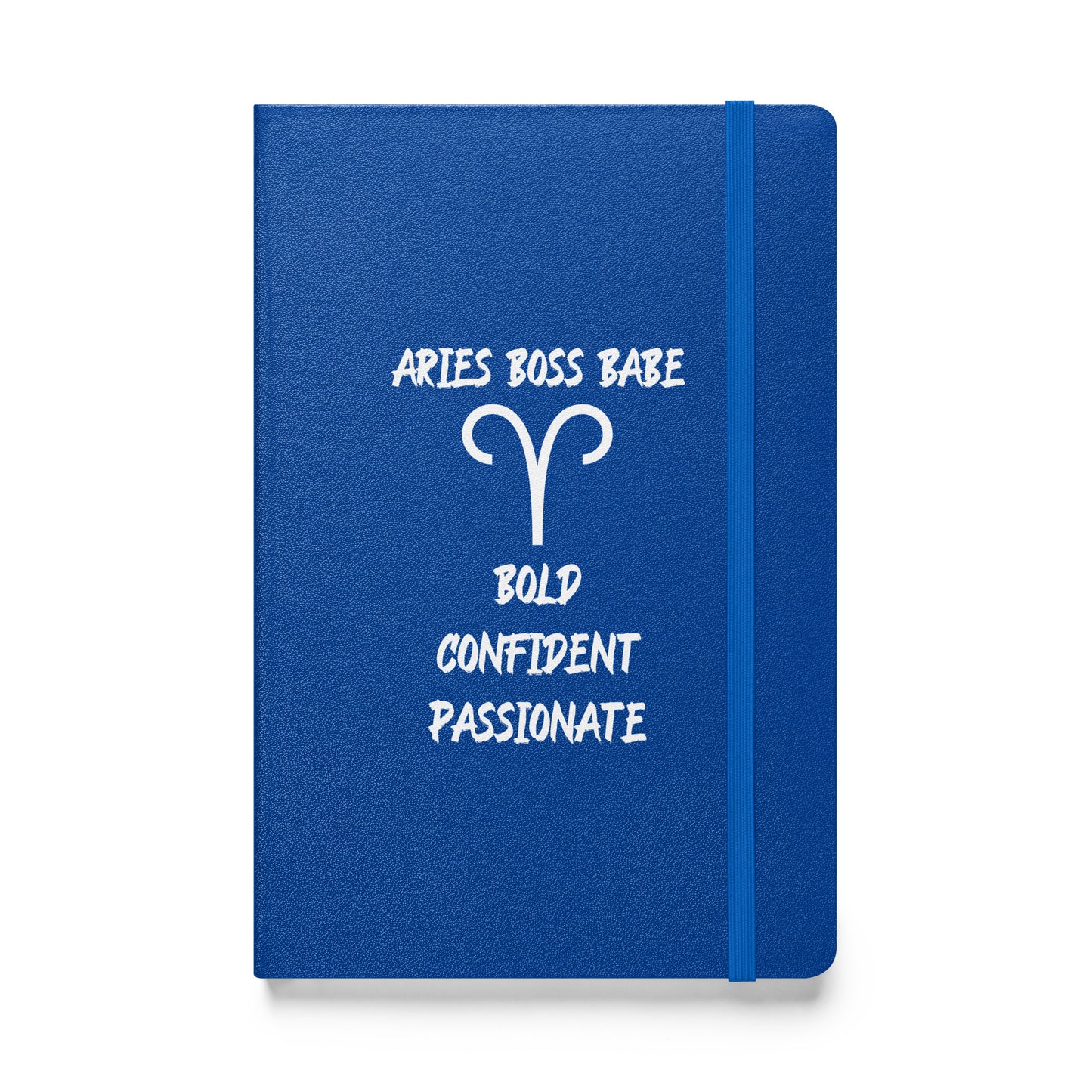 “Aries Boss Babe” Hardcover Bound Notebook