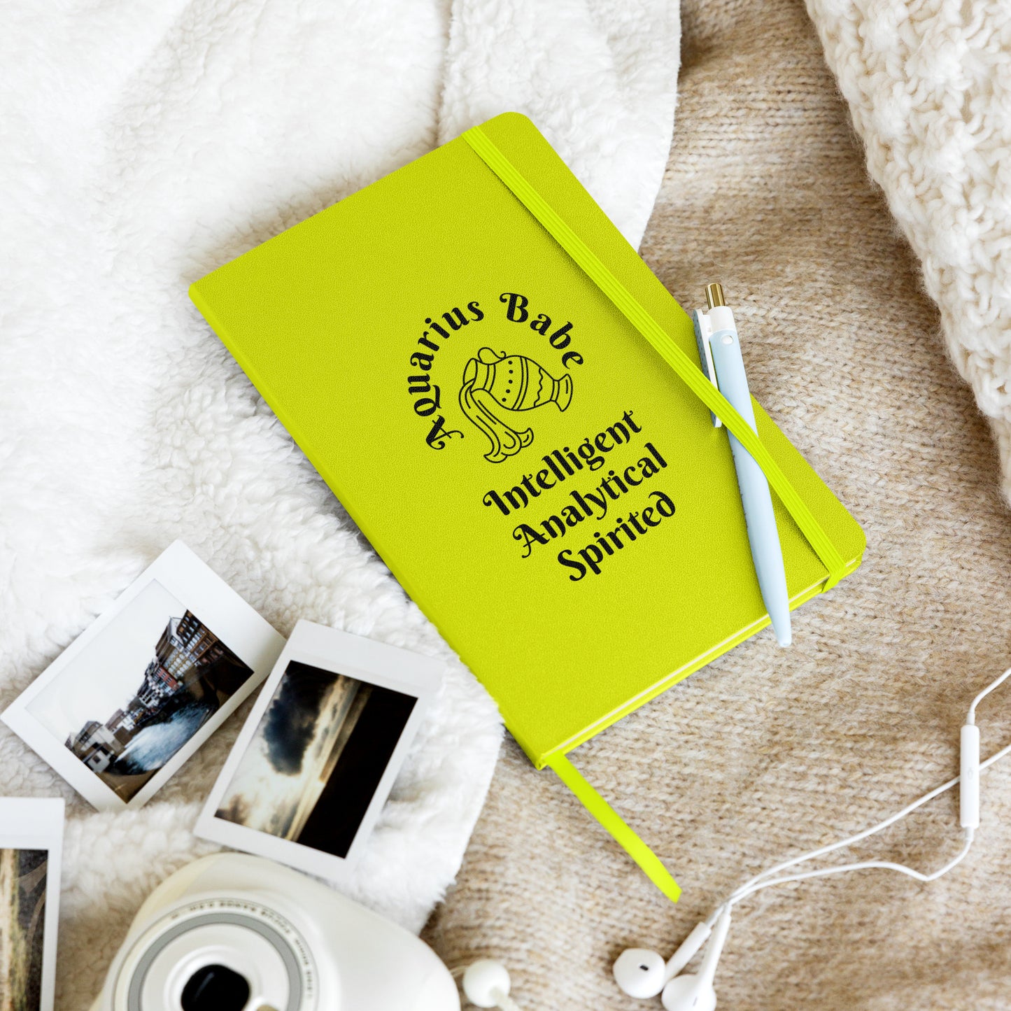 “Aquarius Babe” Hardcover Bound Notebook