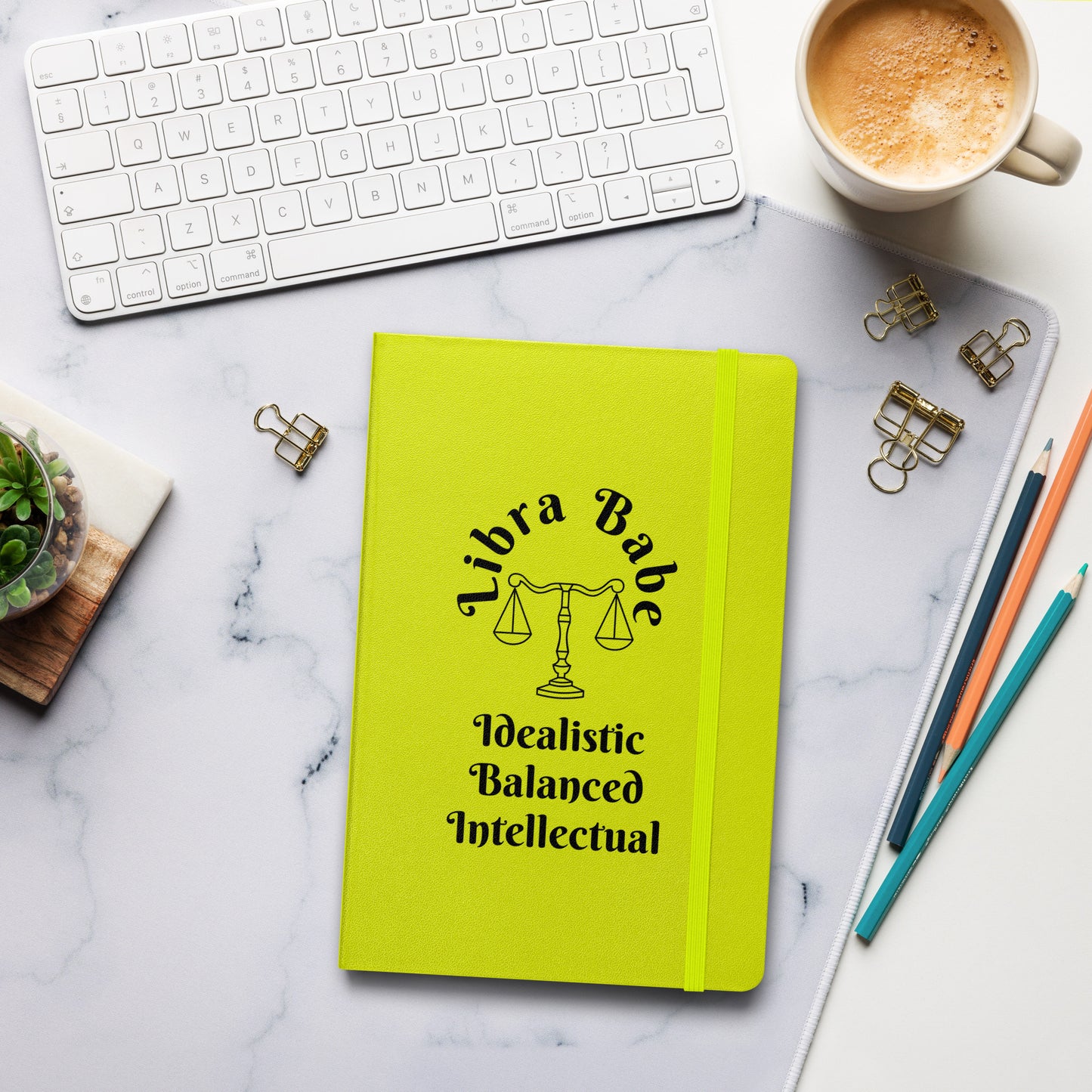 “Libra Babe” Hardcover Bound Notebook