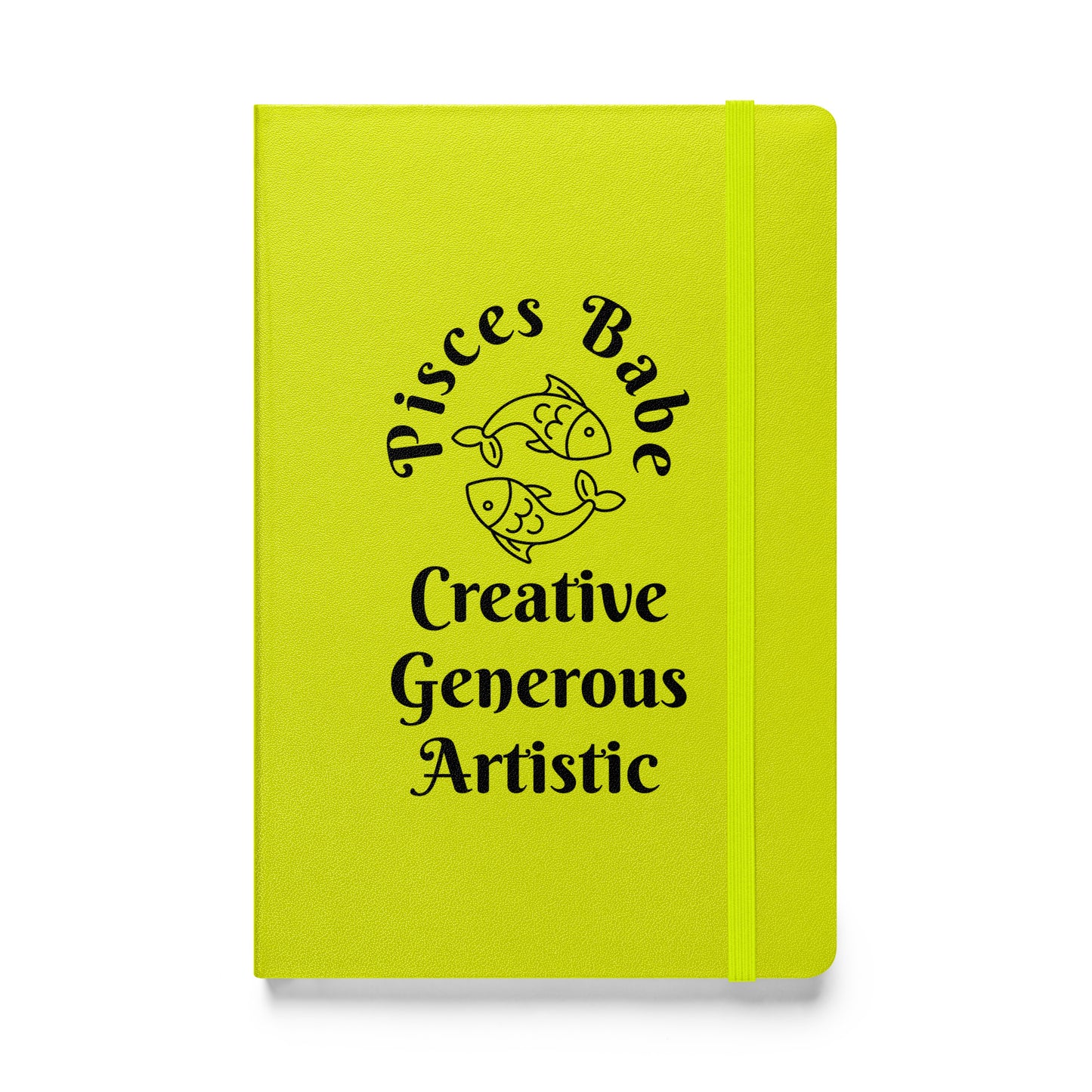 “Pisces Babe” Hardcover Bound Notebook