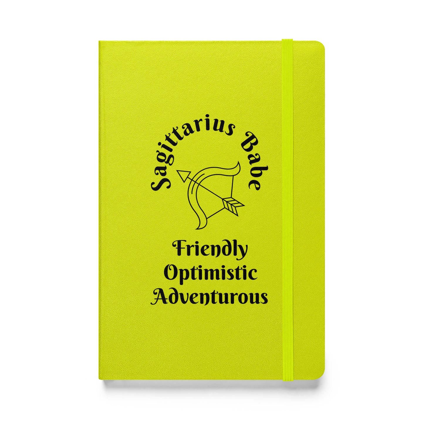 “Sagittarius Babe” Hardcover Bound Notebook