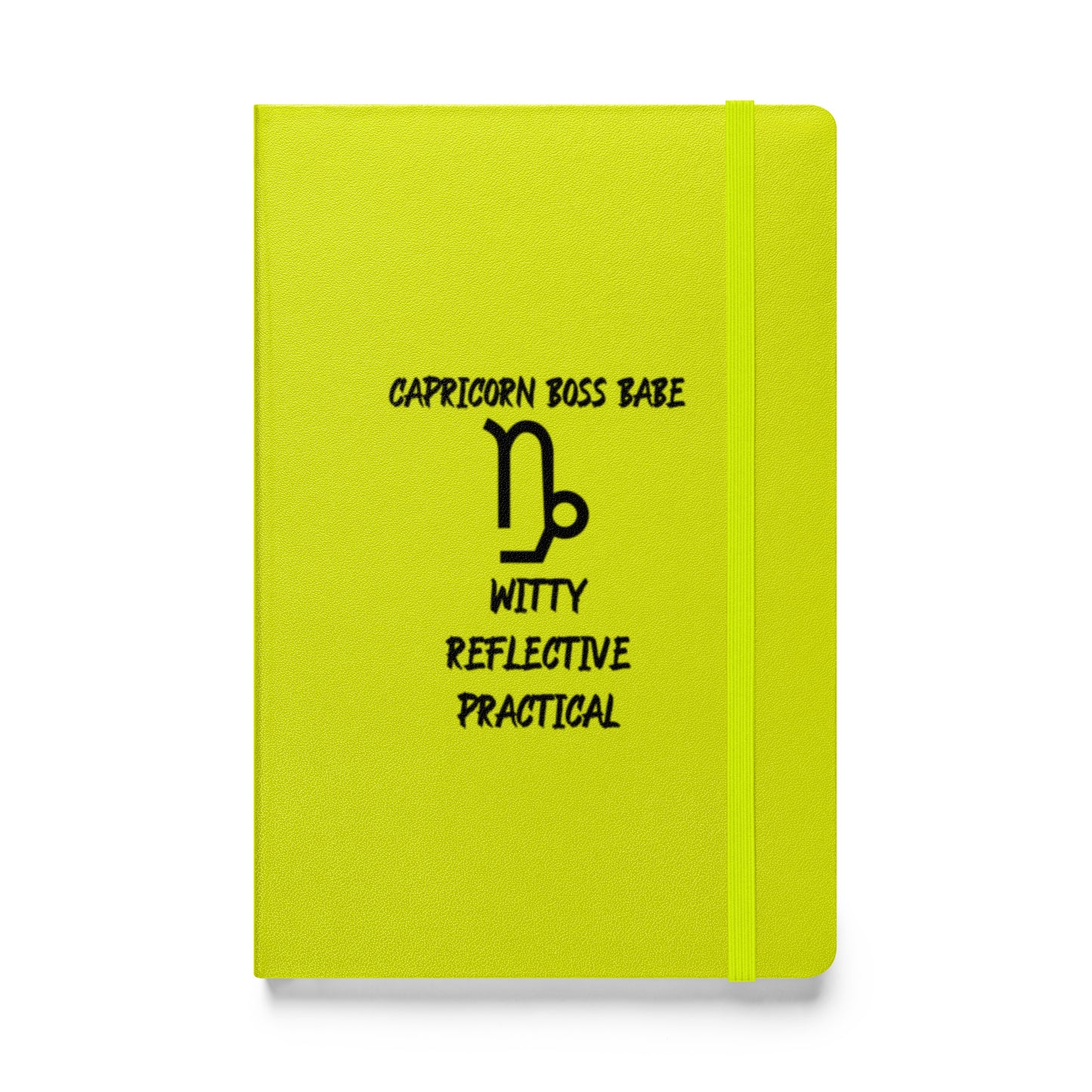 “Capricorn Boss Babe” Hardcover Bound Notebook