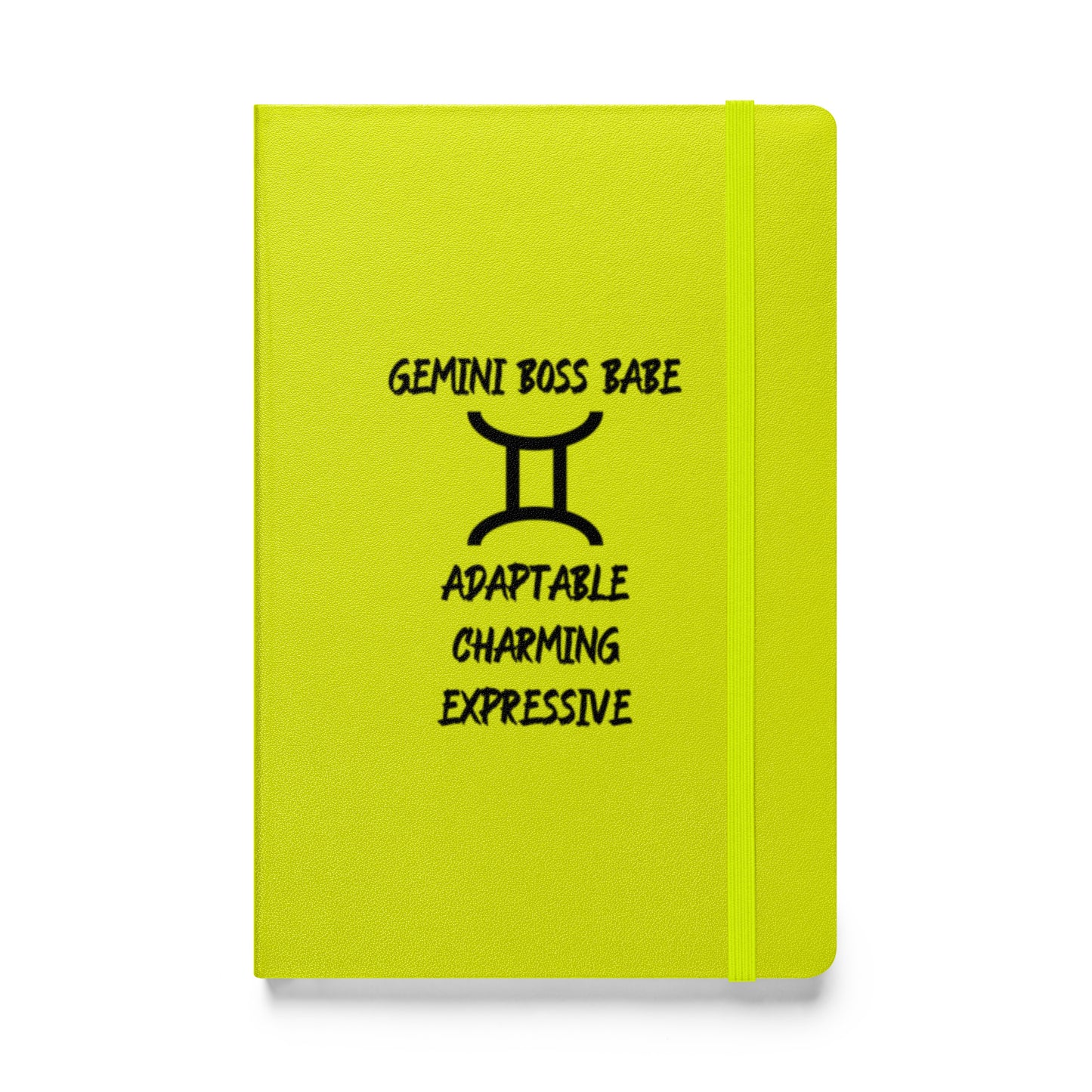 “Gemini Boss Babe” Hardcover Bound Notebook