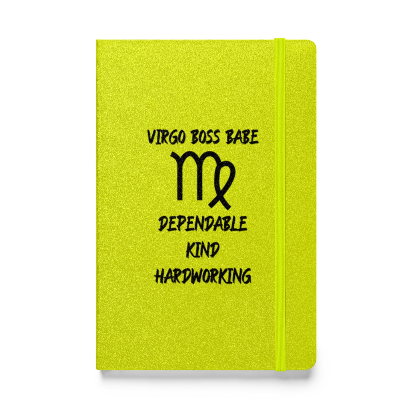 “Virgo Boss Babe” Hardcover Bound Notebook