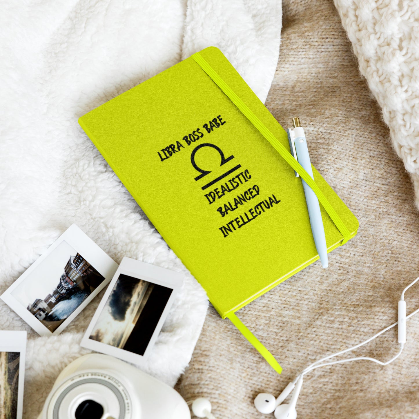 “Libra Boss Babe” Hardcover Bound Notebook